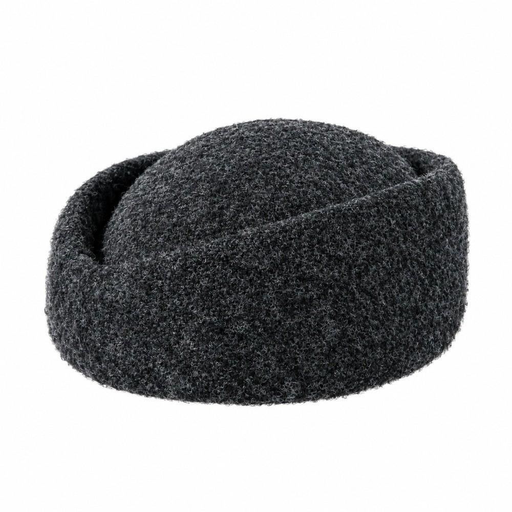Weicher Stewardessen Pillbox Hut Unifarbener Unifarbener Fedora Warmer Beanie Mütze Herbsthochzeit