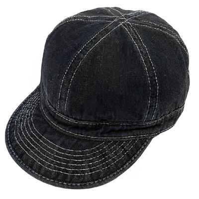 Sunday Skull Club Buttonless Cotton Old Work Half Motorcycle Umpire Short Solid Aged Cap, Helmet, Helmet, Style, Brim, Soft, Breathable, Color,