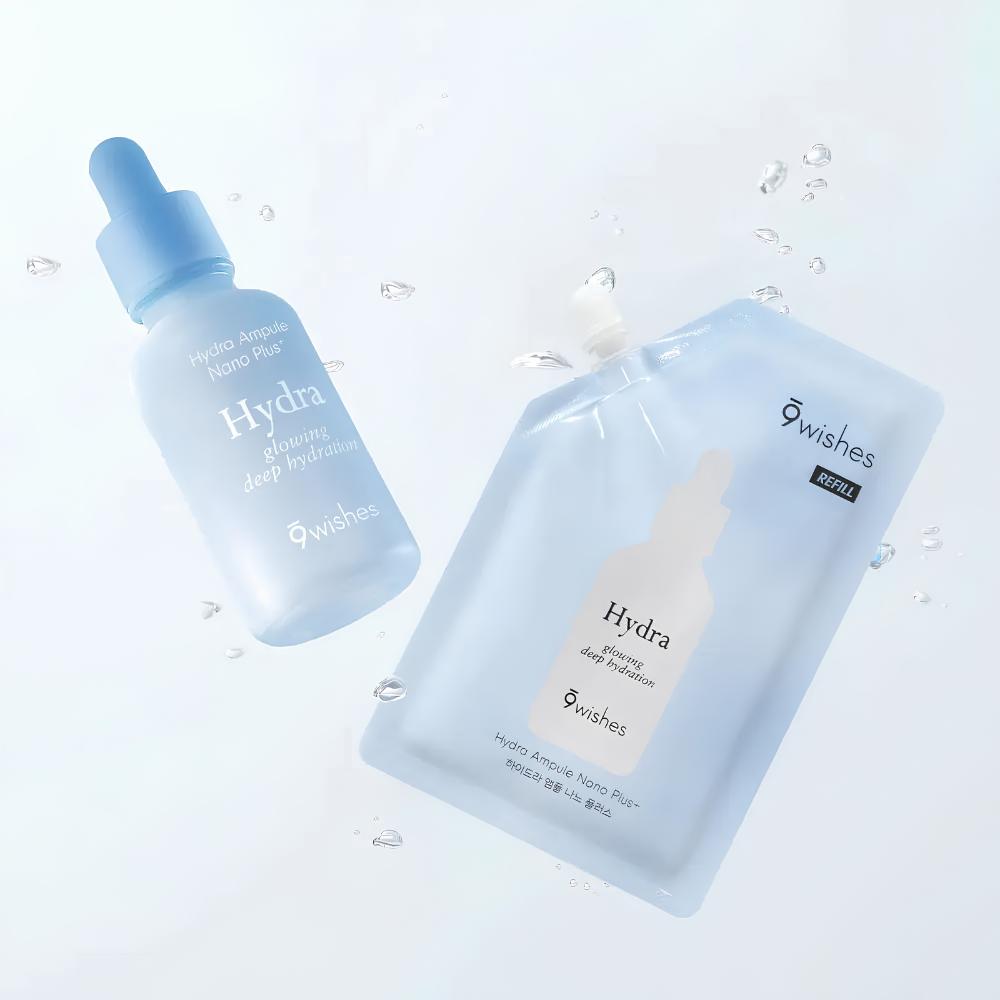 9wishes Hydra Ampule Nano Plus+ 50ml(+refill 50ml)