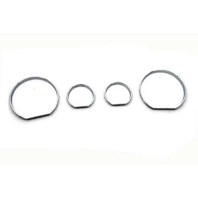 2 SÄTZE Chrom Styling Armaturenbrett Tacho Ring Set für BMW E46 3er Serie 1999-2006