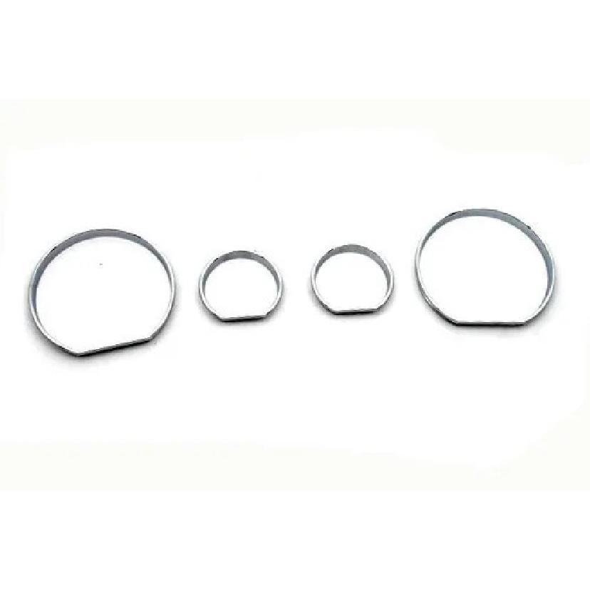 

2 SETS Chrome Styling Dashboard Gauge Ring Set for BMW E46 3 Series 1999-2006