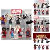 Xinhong G0124 Superhero Series Space Spider Small Particle Children's Building Blocks Toy Bag