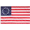 Vintage 13-Sterne-Flagge Amerikanische US-Kolonien Betsy Ross Retro-Design in Rot Weiß Blau 3x5 Fuß