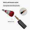 Gold Plate Banana Plugs Test Leads with 2mm Layer Lift Corrosion Resist for High Current 10amp 600V Electrical Testing