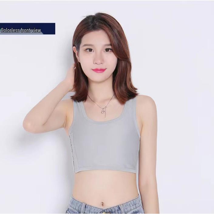 Faja Deportiva Tomboy para el Pecho: Moldeador de pecho cómodo, a prueba de golpes, antivibración y aplanador para estudiantes femeninas