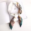 Luxury Silk Scarf for Women Hijab Bandana Fashion 70*70cm Square Scarves Handkerchief Design Shawl Wraps Echarpe Foulard