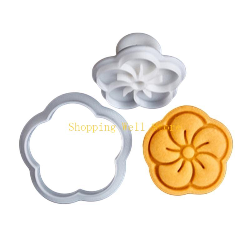 KX4B 2025 Snake Cookie Molds Set Fondant Cutter Plastic Texture Baking Tool