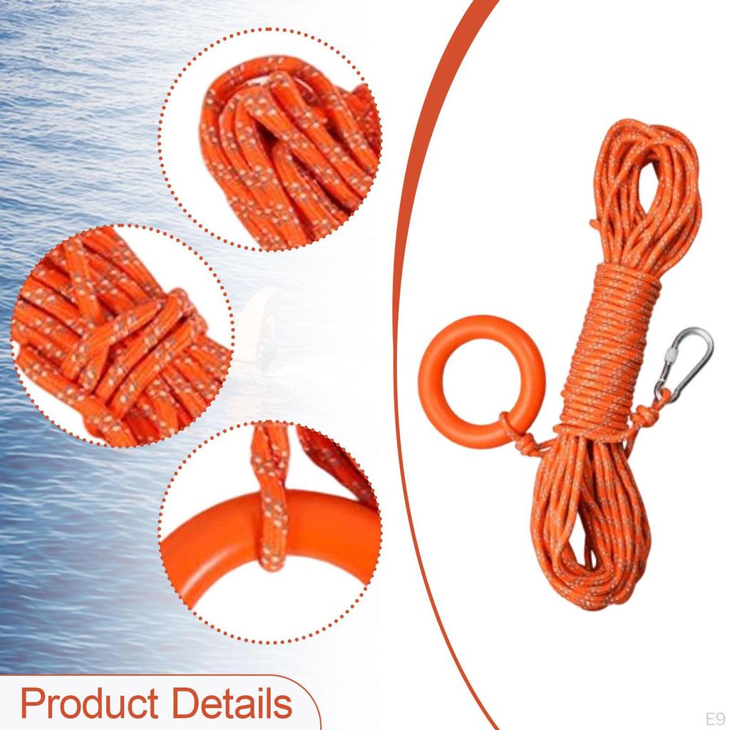 Water Floating Rope Buoyant Line Buoyancy Lifeline for Diving Dinghy Fishing