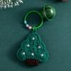 Christmas wool crocheted pendant creative wool Christmas wreath exquisite pendant decorative bag Christmas decorations