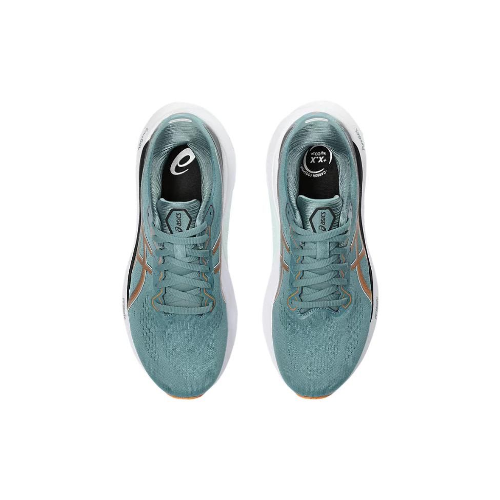 Asics Pánske tenisky Gel Kayano 30 Foggy Teal Bright Orange 1011B548-401