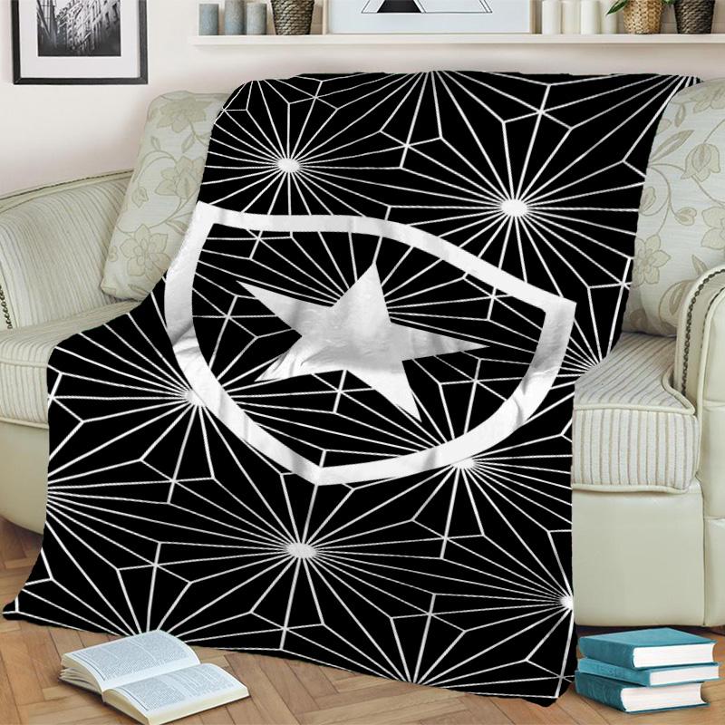 Botafogo Football Club Printed Throws Blanket Soft Flannel Blankets for Couch Bed Gifts for Men Women Picnic blanket Christmas gifts