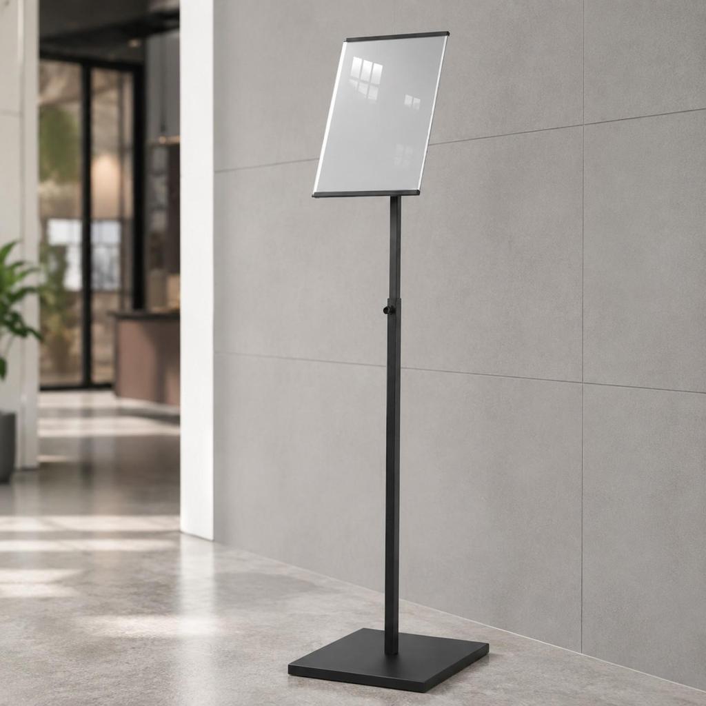 A4 Poster Display Stand Clear Visibility for Retail Shops, Exhibitions