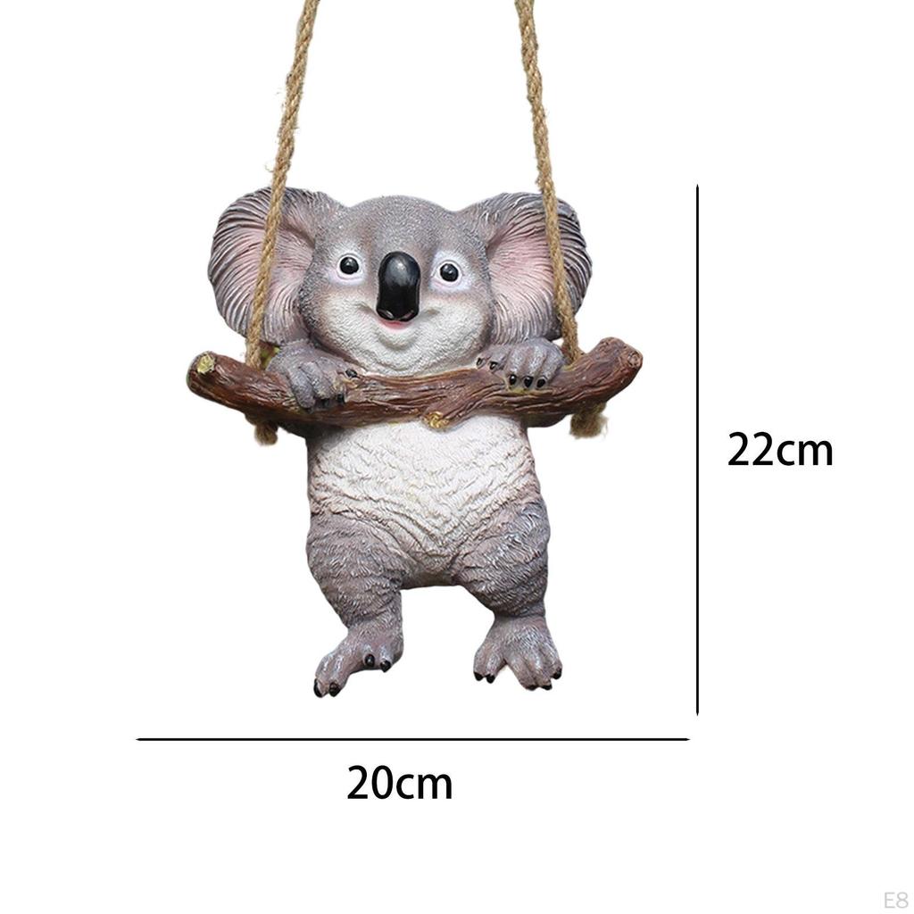 Decorative Hanging Figure Made of Resin with A Garden Animal Motif, Collector's Item for