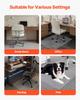Chair Mat, 915 x 1225 mm Office Chair Mat for Carpeted Floors, Plastic Floor Protector Rug with Studded, Non-Slip & Easy to Clean, Smooth Glide Under