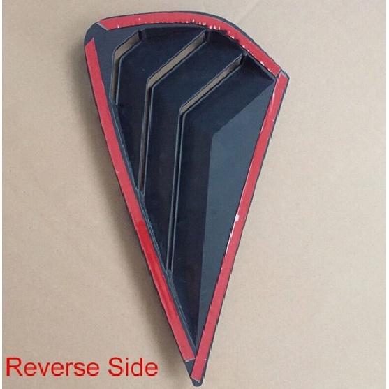 For Kia Forte K3 - Glossy Black Side Vent Window Scoop Louver Cover Trim