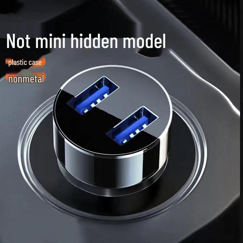 120W Dual Port Car Charger with Digital Display and Super Fast Charging