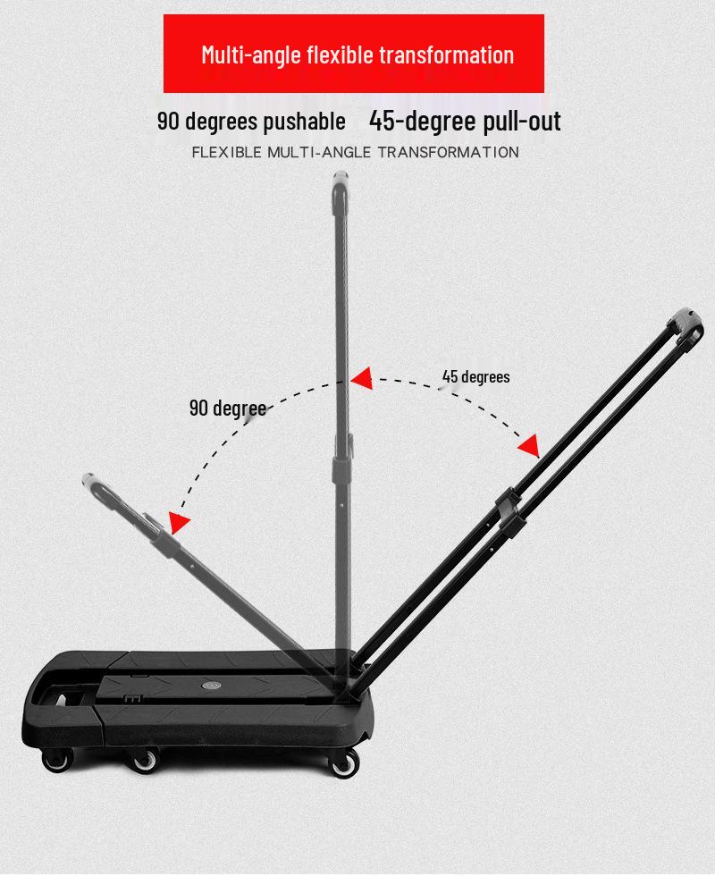 Turtle Portable Folding Flatbed Hand Truck and Cart