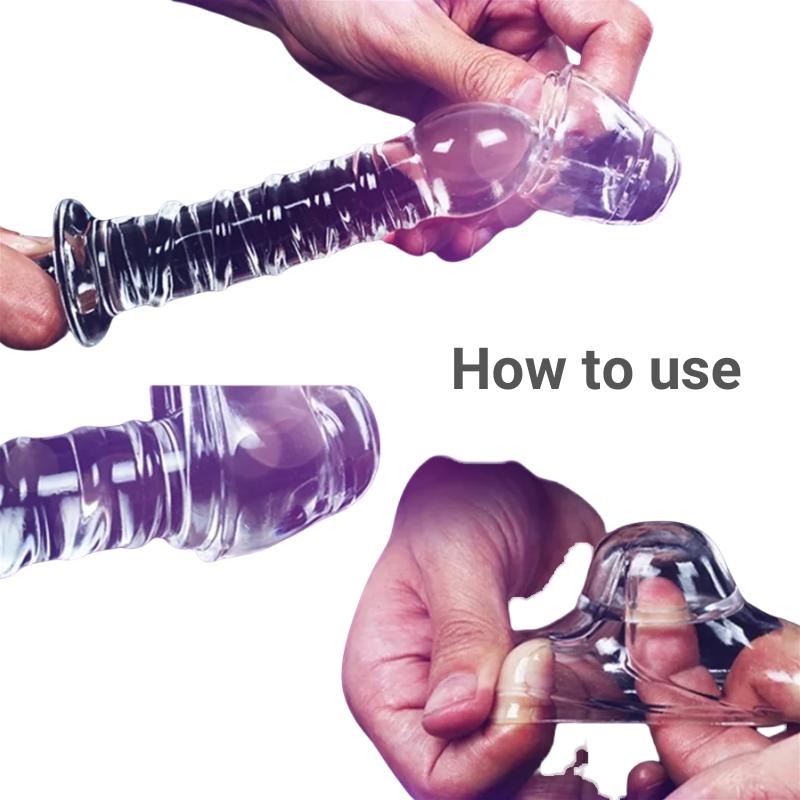 Male Glans Sleeve Protector Penis Stretcher Enlarger Erection Foreskin Hinder Extender Dick Enlargement Adult Sex Product Toys