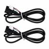 2 Pack 75cm / 29.13in Length Car Stereo Harness USB Extension Cable  For Android Car Radio
