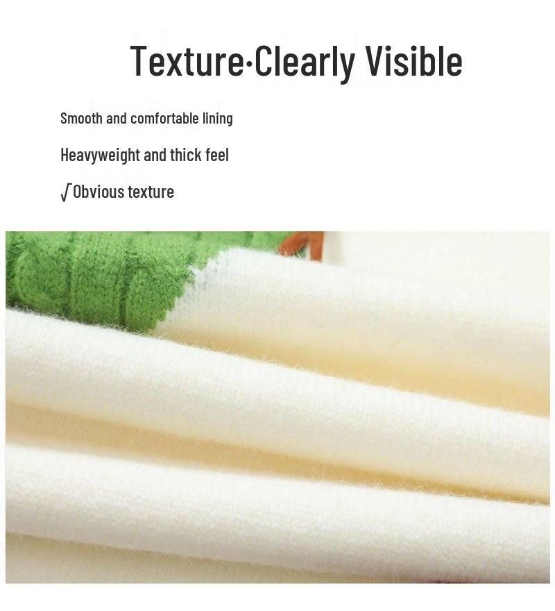 A/W 2025 Color Block Knit Sweater - Casual Couple's Round Neck Top