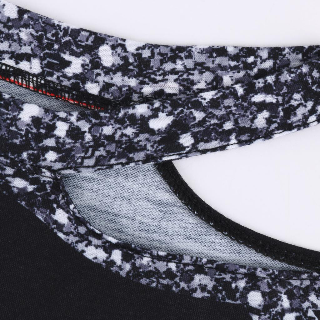 Women's Fashion Print Loose Shoulder Casual Short Sleeve T-shirt Top Blouse