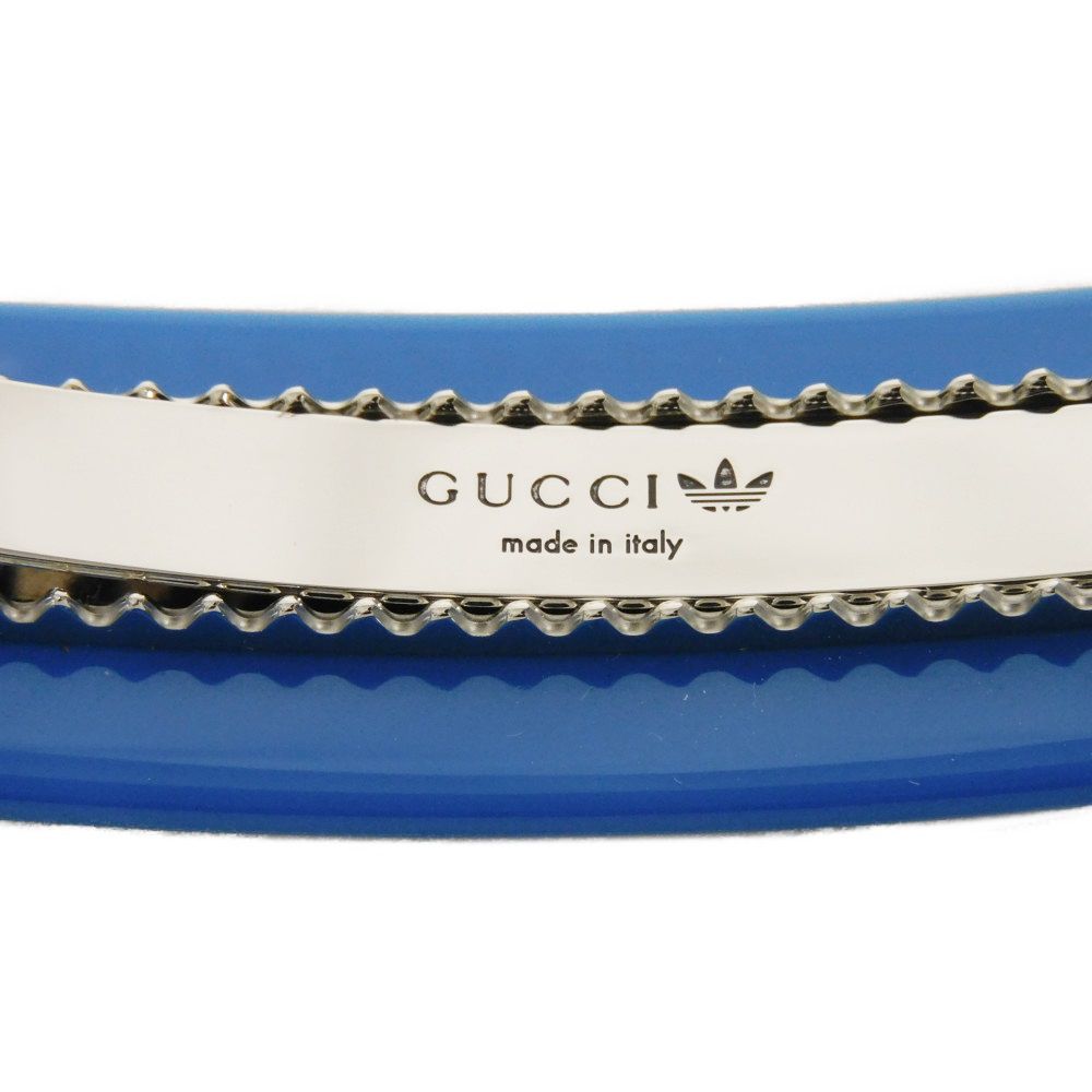 Used Adidas Crystal Star Hair Clip (9539) 702940 IAABI 8521 7992 Rhinestone Unused Trefoil Logo Resin Blue Women's from