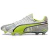 AG Artificial Ground FG Firm Ground Abrasion Resistant Soccer Shoes Men's Gray Green 108426-01