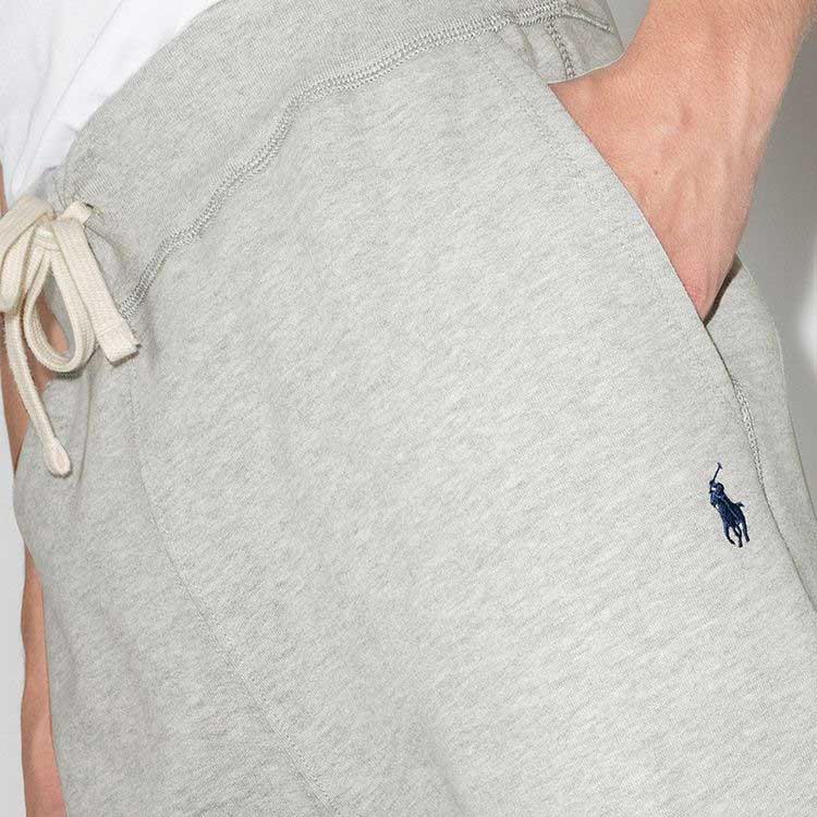 Polo Ralph Lauren Elastic Drawstring Waist Plain Knit Sweatpants Men Bottoms Gray 710793939-002
