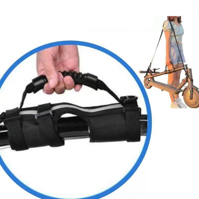 Quickly Release Bicycles Frame Carrying Handle With Comfortable Shoulder Pad For Easyly Transport