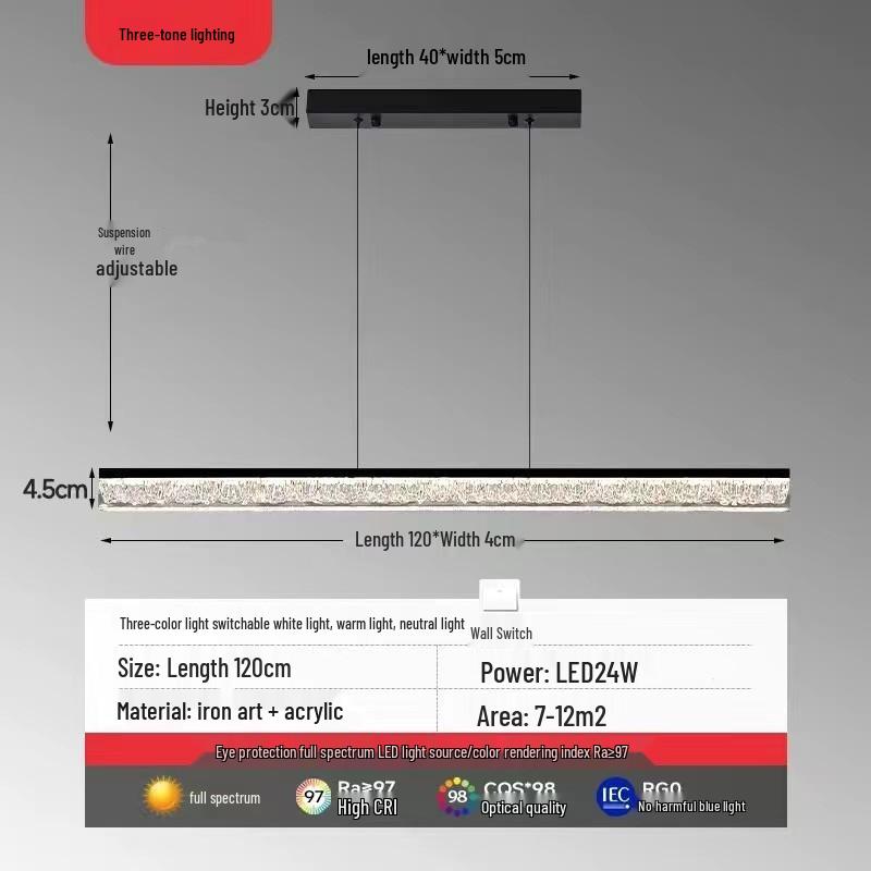 Luxury Italian Minimalist Resin Ceiling Chandelier for Living Room, Bedroom, or Restaurant