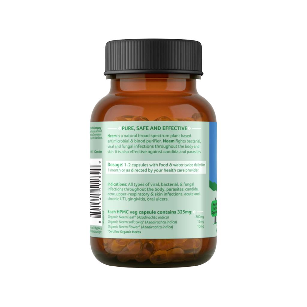Ним (60 кап, 325 мг), Neem,  Organic India