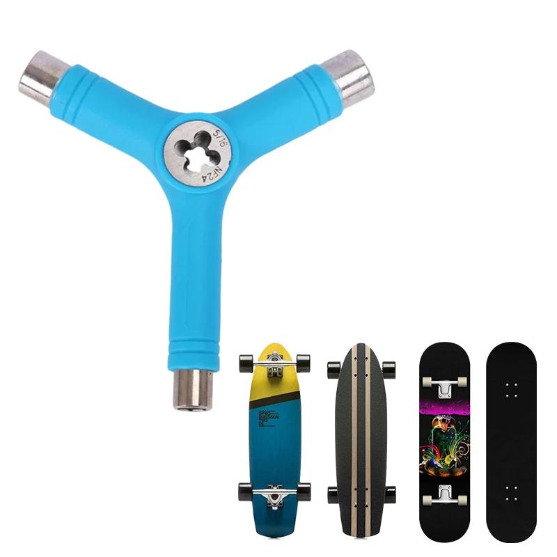 High Quality Y Shape Multi-Function Longboard All In One Screwdriver Roller Skate Tool Skate Tools Skateboard Wrench Tool