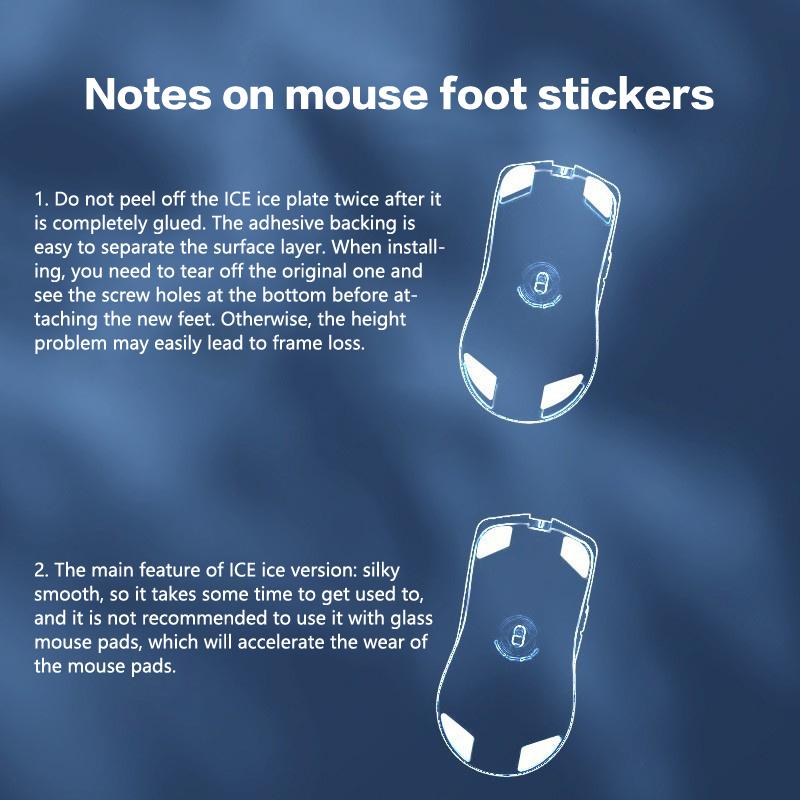 Set of Mouse Foot Stickers & Anti-Slip Skates for Glorious Model O/D, Elevate Your Gaming Skills.
