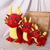 Soft Zodiac Dragon Doll Cartoon Dragon Plush Toys Cute Chinese Dragon Mascot  Years Gift