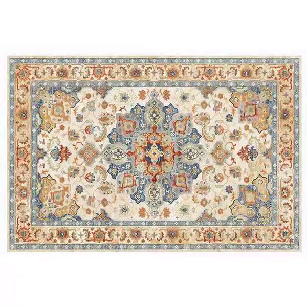 Vintage Living Room Carpet Ethnic Style Bedroom Bedside Carpet Persian Coffee Table Mat