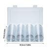 60pcs 40mm Round Coin Case for Display Silver Dollar Display Capsules Transparent Commemorative Medals Storage Box