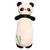 Panda long throw pillow plush toy zoo black and white panda doll schoolgirl sleeping soothing rag doll