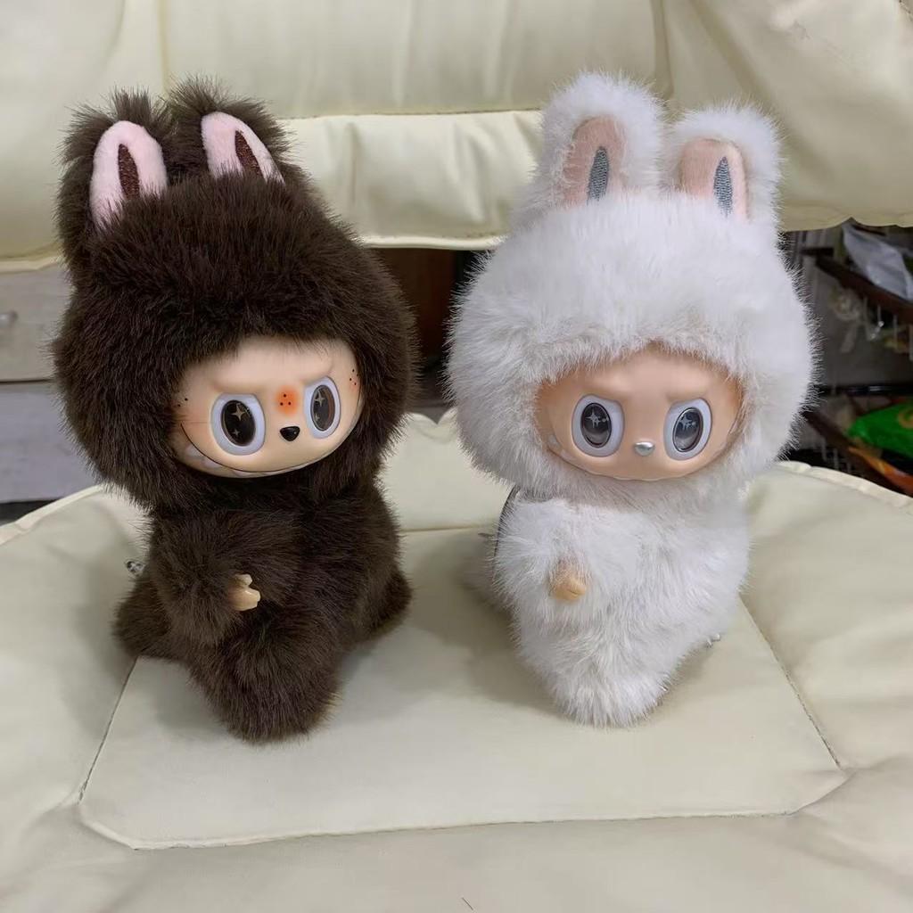 Carino Labubu Angelo e Diavolo Serie Peluche Ciondolo Portachiavi Per Bambini Collezionabile Espositore