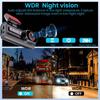 4K HD 1.97-inch Dual-Lens Dash Cam with GPS and WIFI
