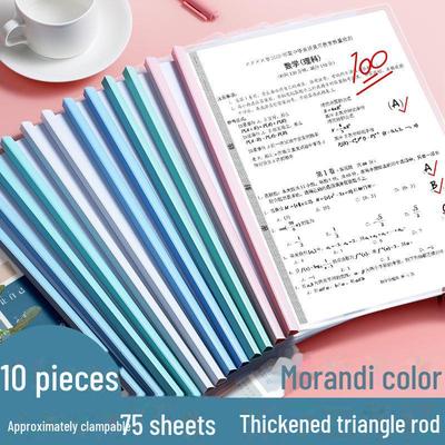 A4 Transparent Clip Folder for Office and Student Storage