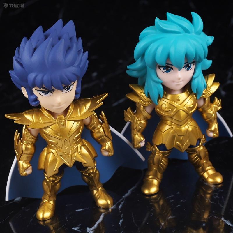 10cm Saint Seiya Anime Figure Myth Cloth Leo Aiolia Aquarius Camus Cancer DeathMask Golden Zodiac Knight Japanese Dolls Hobbies