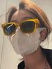Orange Square Vintage Sunglasses Women Designer Retro Rivet UV400 Protection Small Frame Fashion Sun Glasses