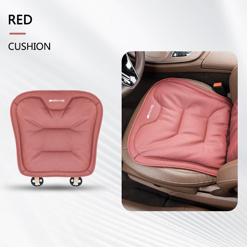 SUG2 New Car Seat Soft Velvet Cushion Non-Slip Protector Breathable Pad Backrest For Mercedes Benz B/C/E/S Class A Class C200L GLC
