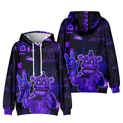 Unisex Fashion Five Nights At Freddy's Hoodie Sweatshirt Cartoon Printed Streetwear Hoodies für Paare Männer Frauen