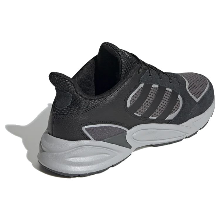 Adidas Neo 90'lar Valasion Rahat Günlük Düşük Üst Koşu Ayakkabıları Erkek Spor Ayakkabı Siyah Gri Gümüş EG2882