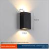 LED Outdoor Four-Leaf Clover Wall Light - Up and Down Beam Decoration for Garden and Exterior Walls.
