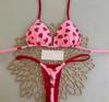 Wishbiki Europäischer & Amerikanischer Push-Up Geflochtener Bikini - Sexy Geteilter Strand-Badeanzug aus Brasilien