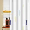 Minimalist Polyester Waterproof Shower Curtain - Effortlessly Adds a Clean Finish