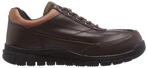 Fukuyama Rubber WA02 Men's Safety Shoes, Brown, Size 24.5