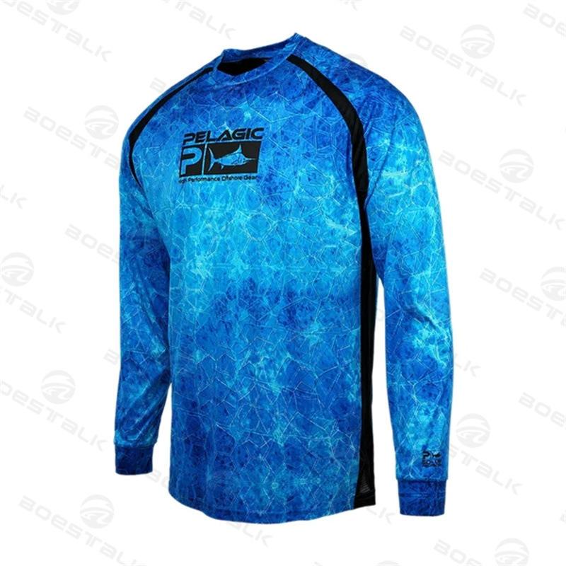 Amazon specializes in sunscreen tops, sea fishing, fishing suits, ice-cool and breathable long-sleeved sunscreen men's, fishing suits